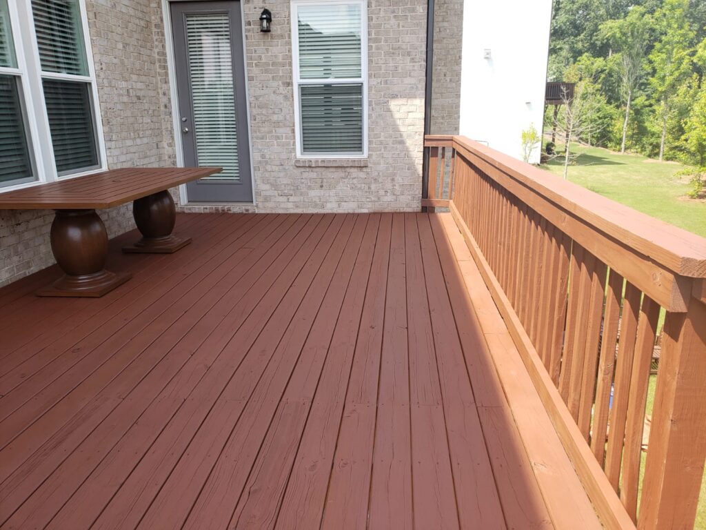 Finished deck